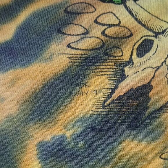 Vntg Greatful Dead Tour 1991 Graphic Tie-Dye T-Shirt - Picture 11 of 11